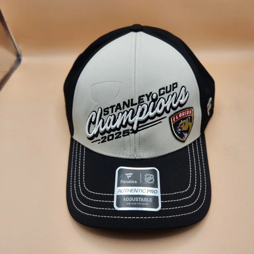 Florida Panthers‎ Fanatics 2025 Stanley Cup Champions Authentic Pro Hat OSFM